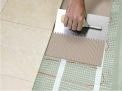 電熱地暖席安裝圖