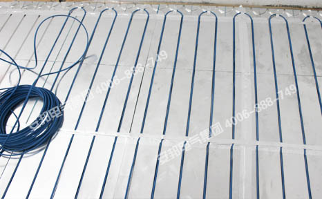 發(fā)熱電纜安裝完成整體效果圖