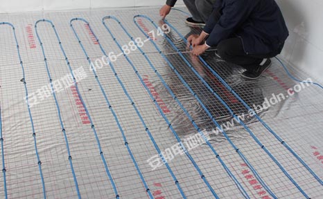 發(fā)熱電纜安裝過程中